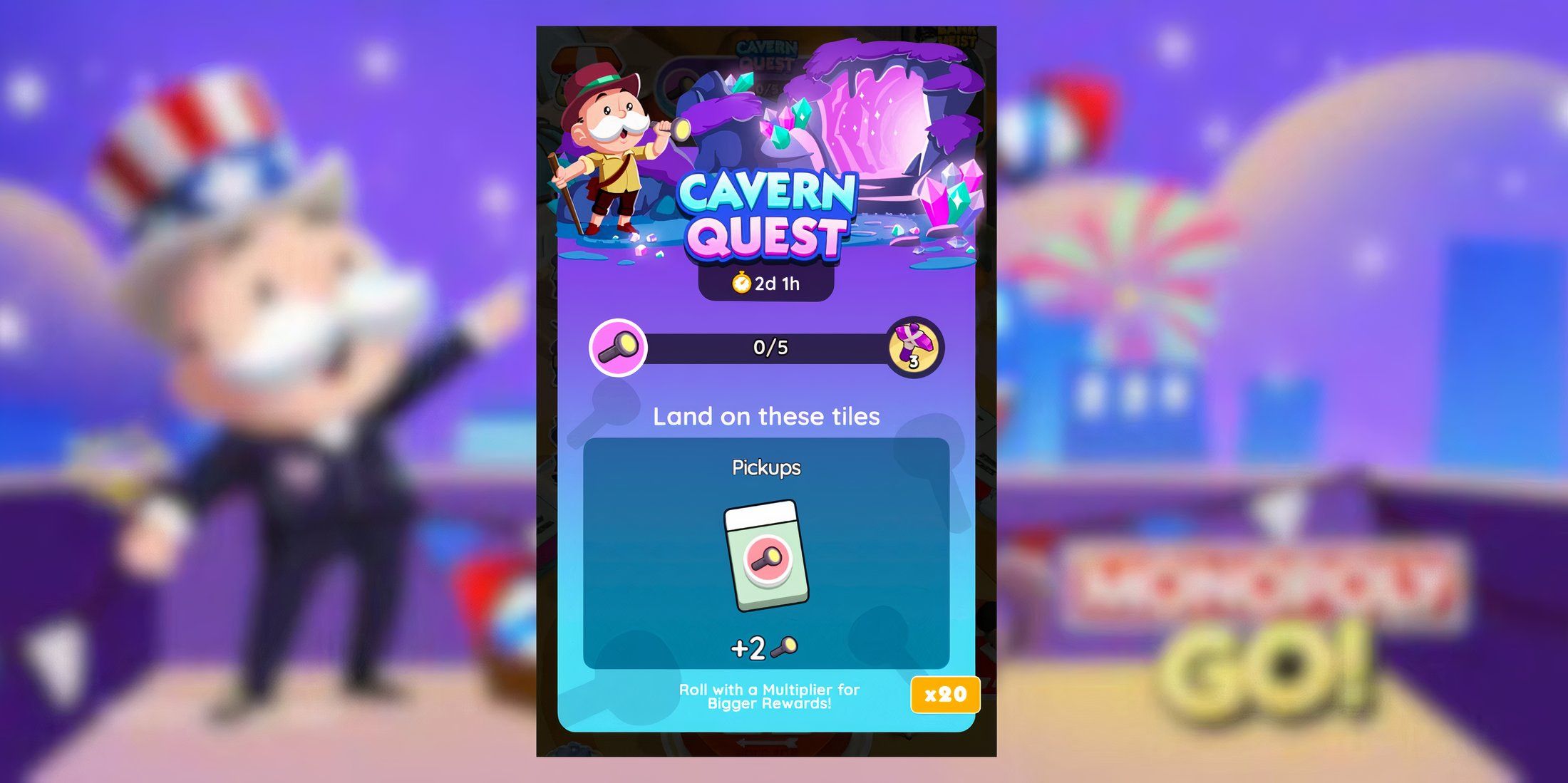 Monopoly GO: Cavern Quest Rewards And Milestones