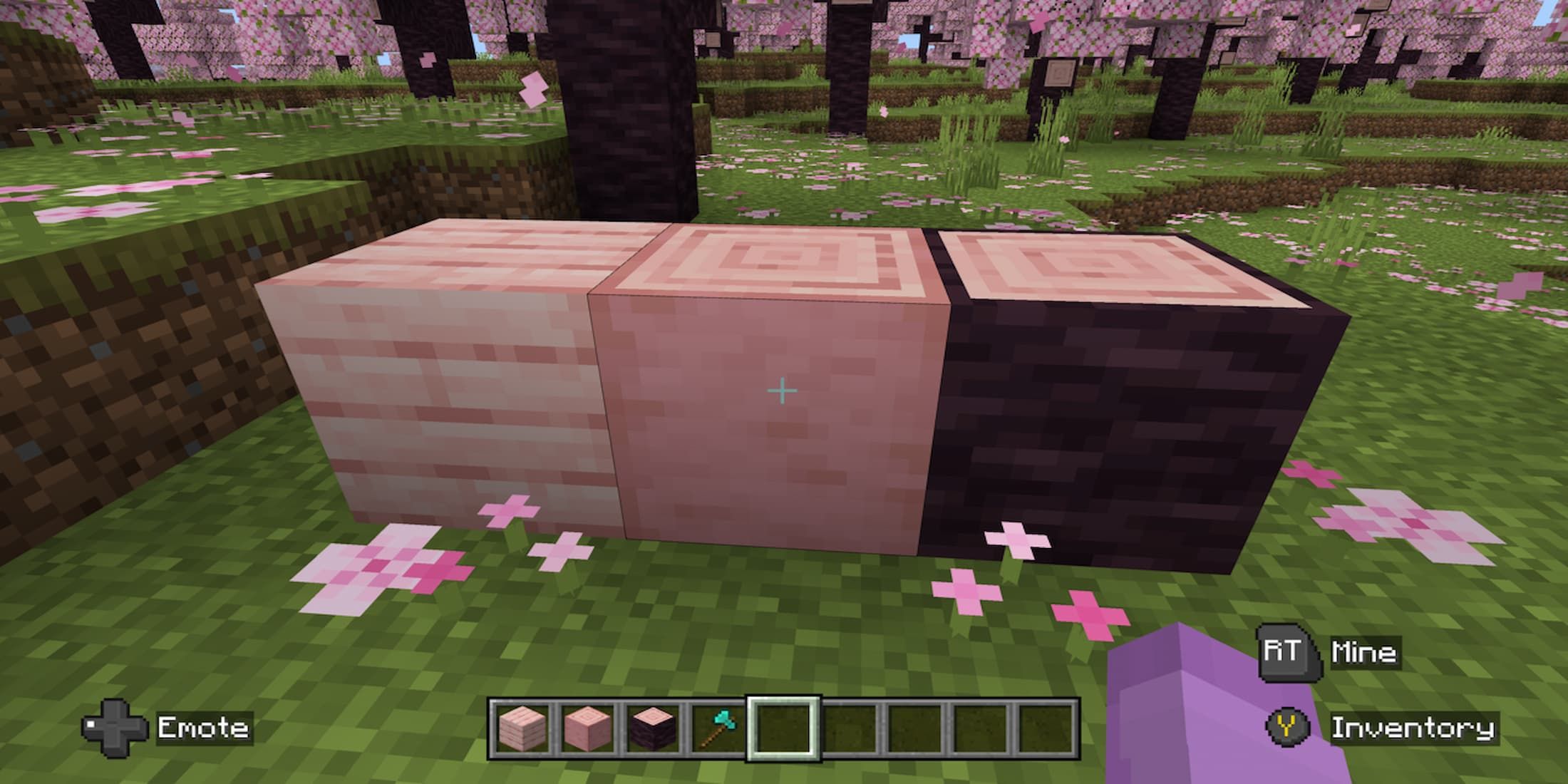 Cómo conseguir madera de flor de cerezo en Minecraft