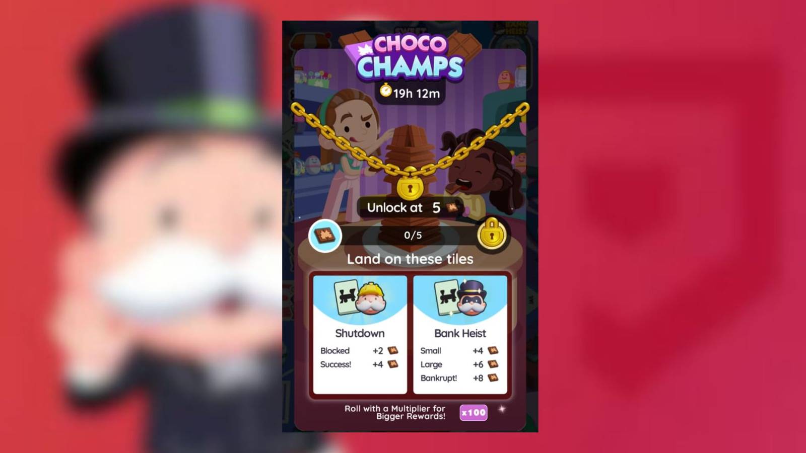 choco champs monopoly go