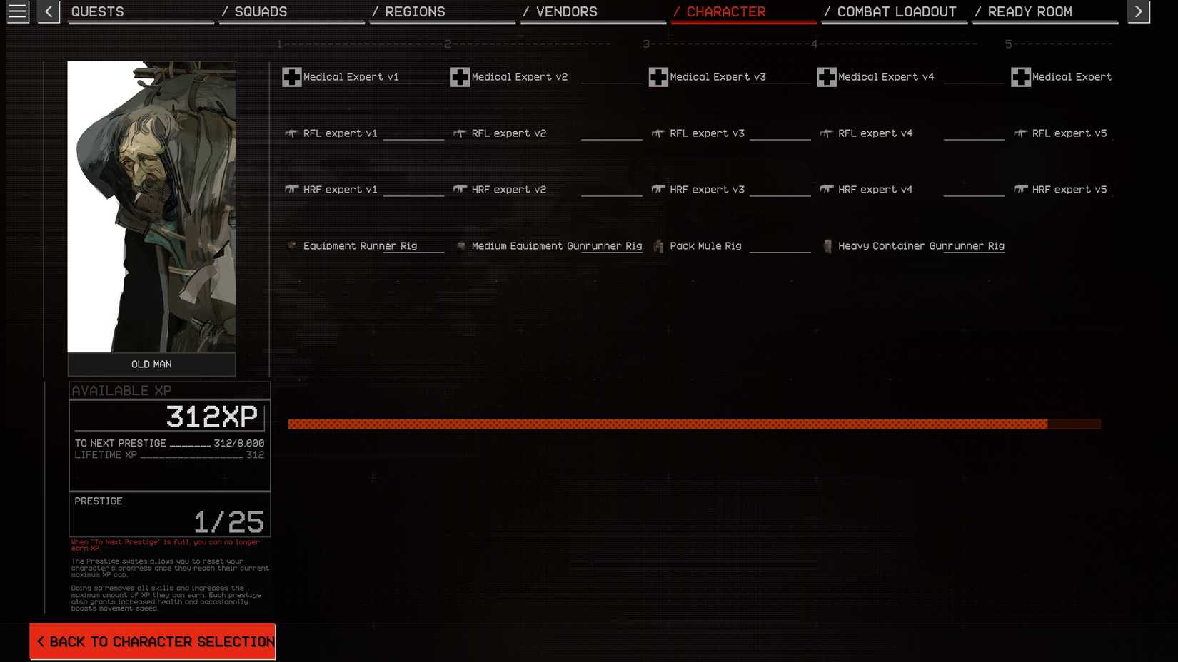 Choosing the Right Character in The Forever Winter - Old Man