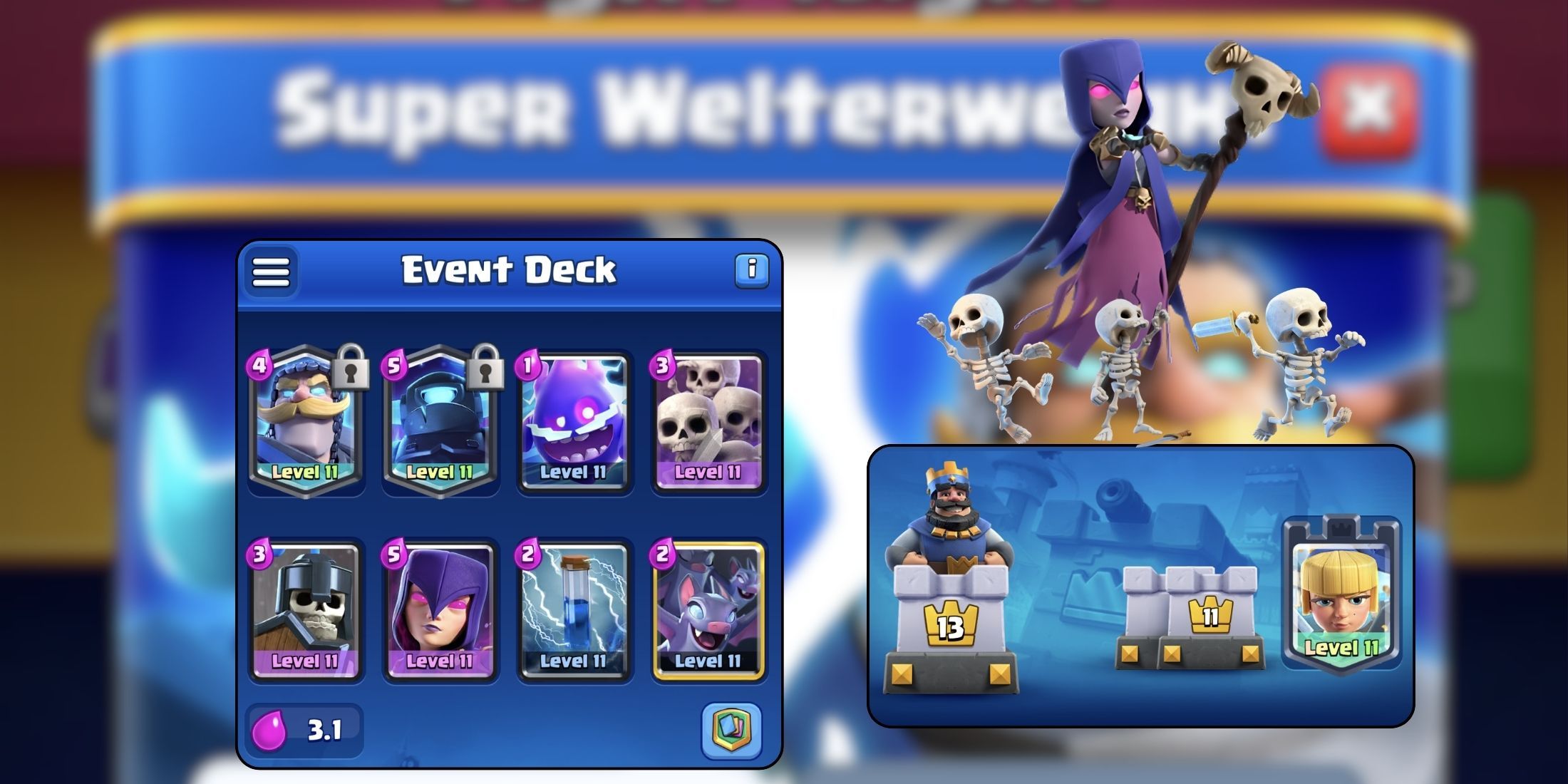 Clash Royale: Best Decks for Super Welterweight Event