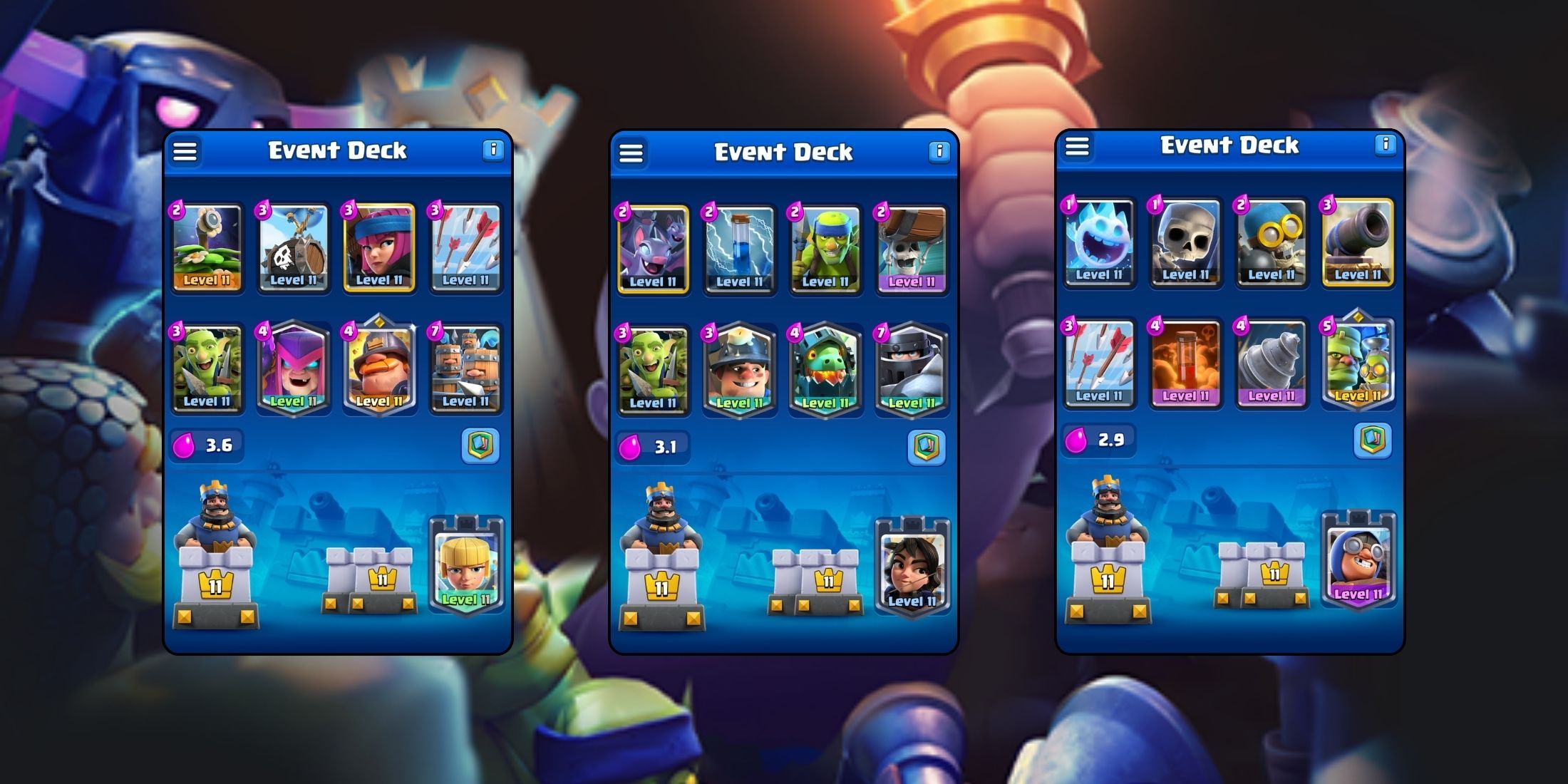 Clash Royale: лучшие колоды для события Blackout