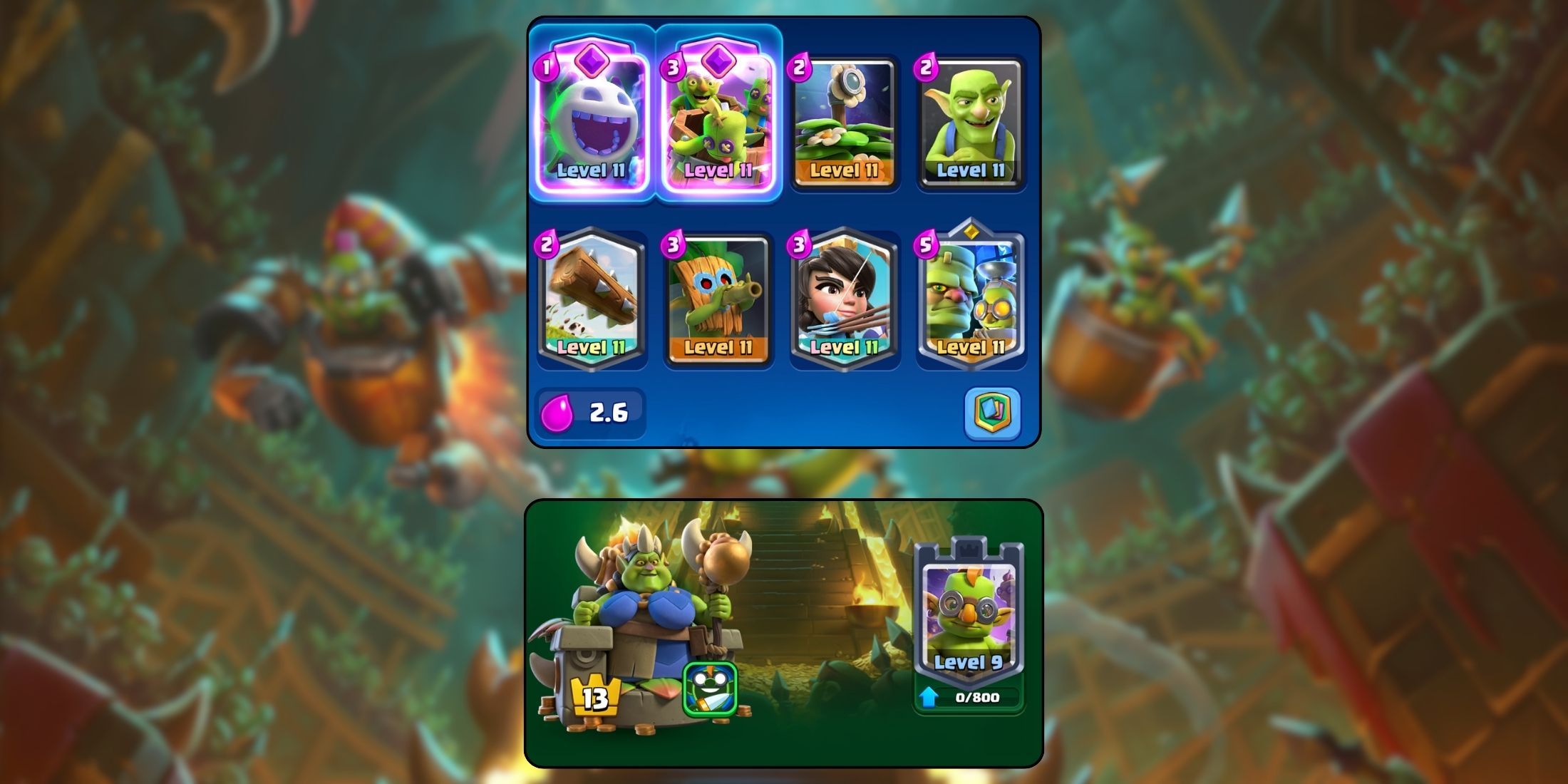 clash-royale-goblinstein-log-bait