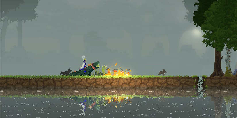 Kingdom two crowns Lizard hunting rabbits