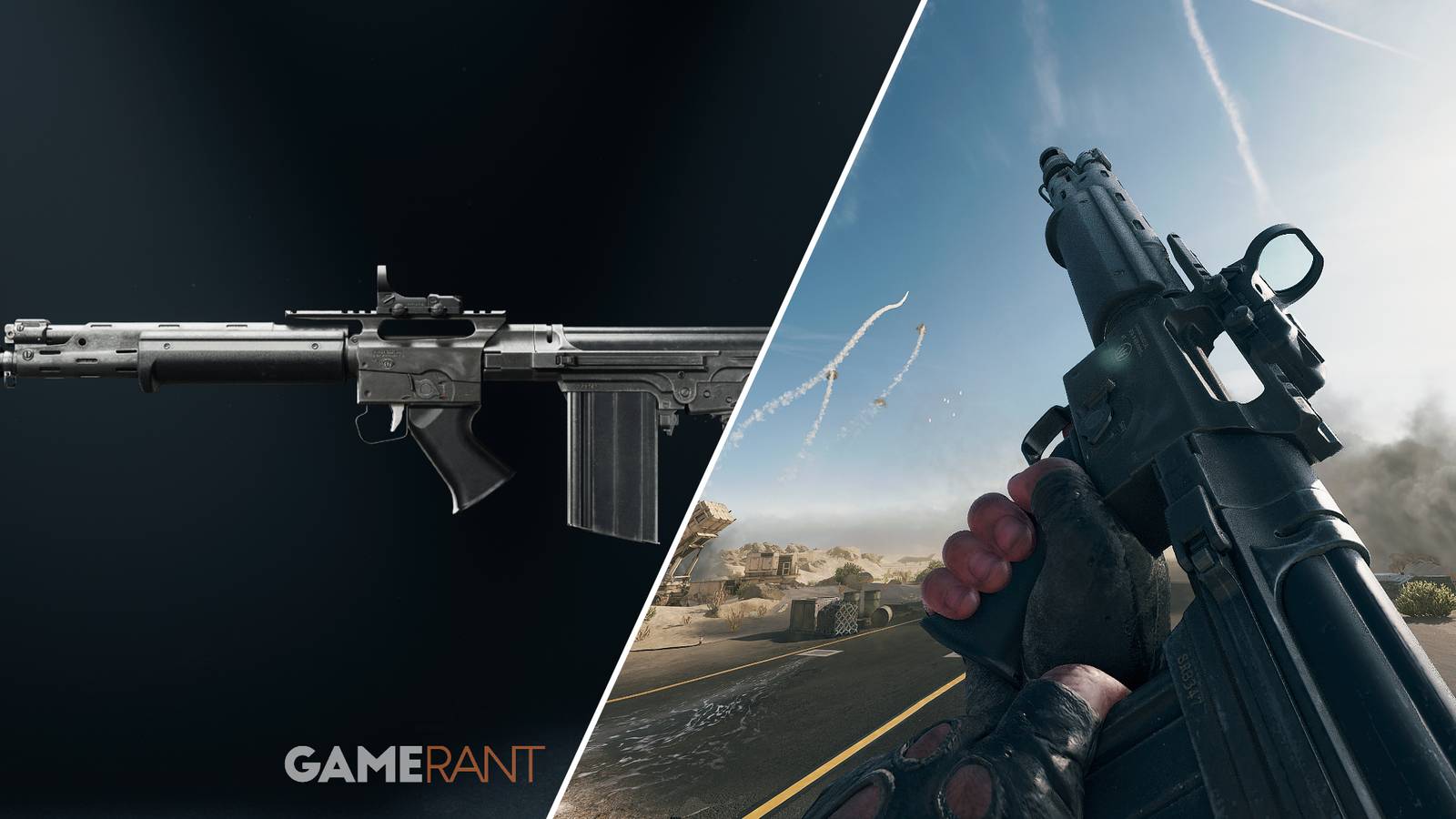 Split-image showcasing the Goblin MK2 in Black Ops 6