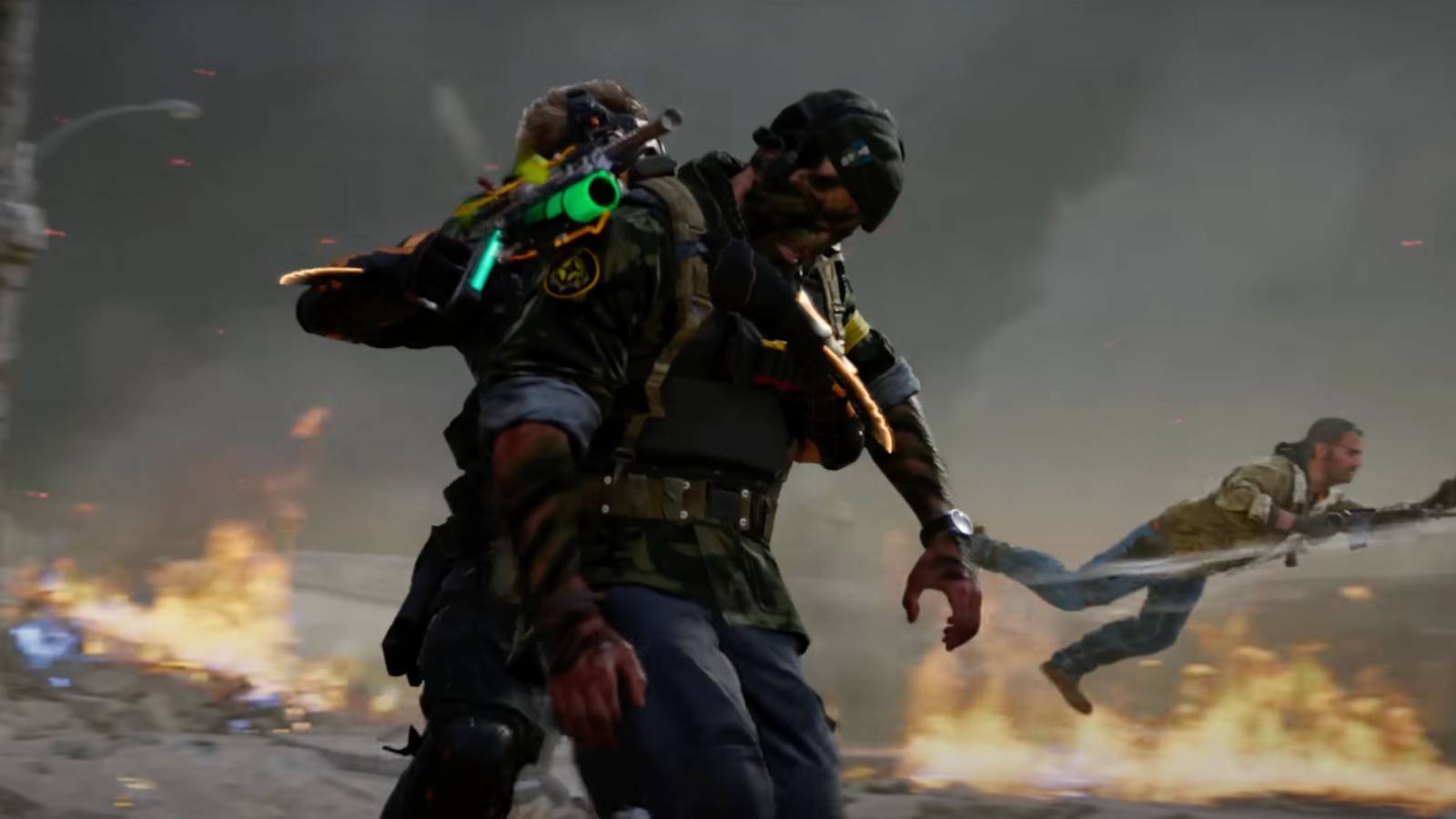 a player holding another player as hostage in cod black ops 6.