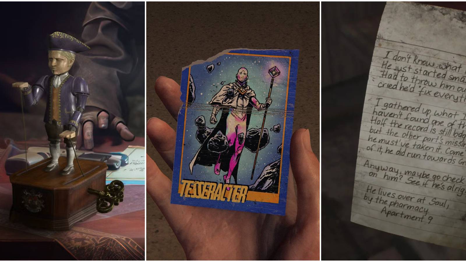 Clockwork Castellans, Superhero Card, and a letter