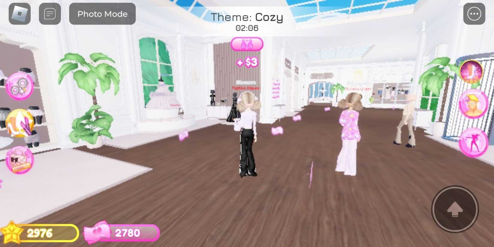 collecting cash from the floor dress to impress