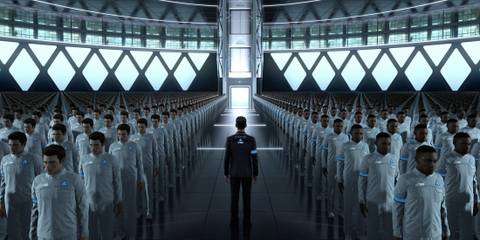 Connor with an army of androids Detroit Become Human