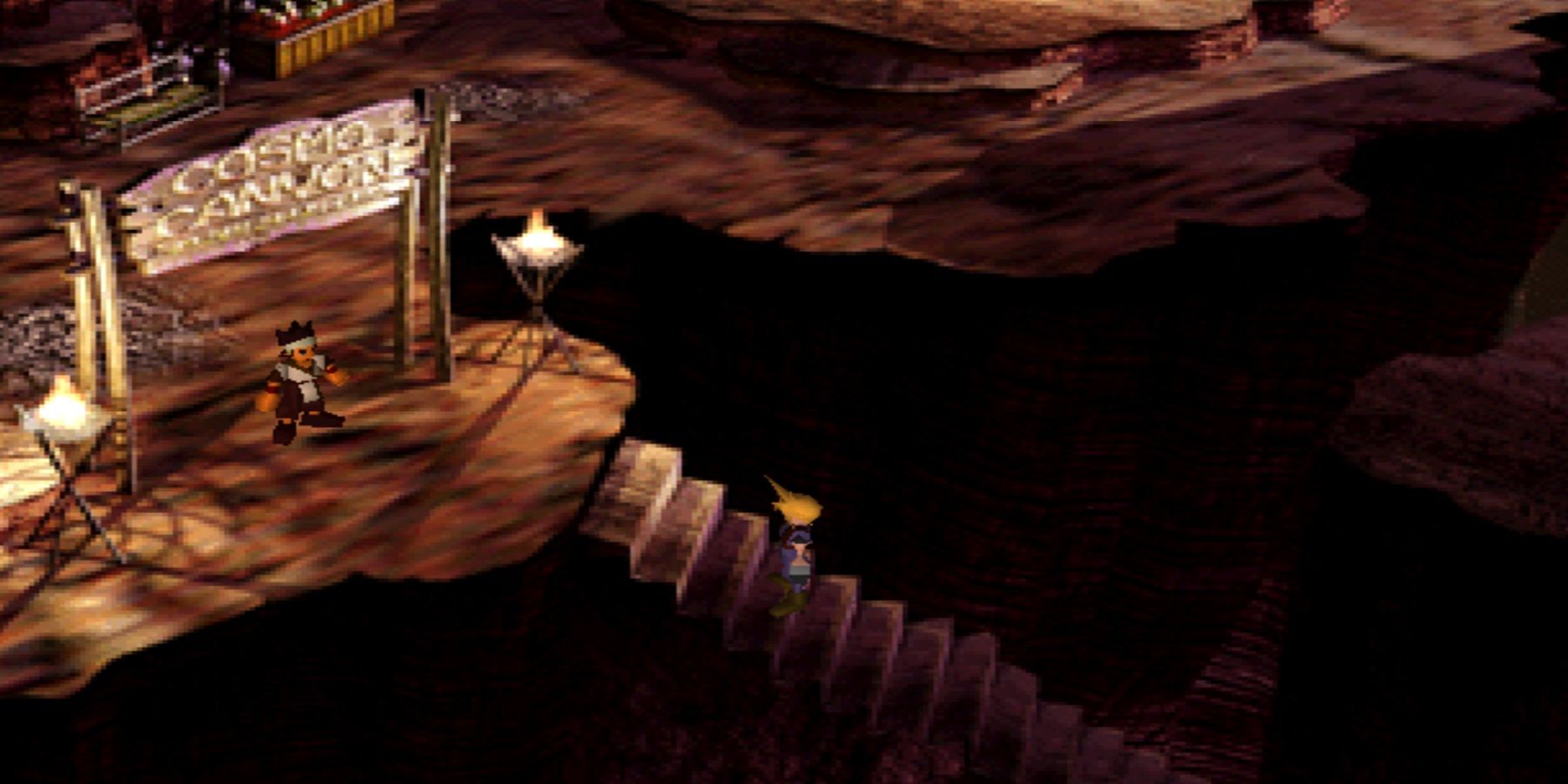 final fantasy 7 the entrance of cosmo canyon