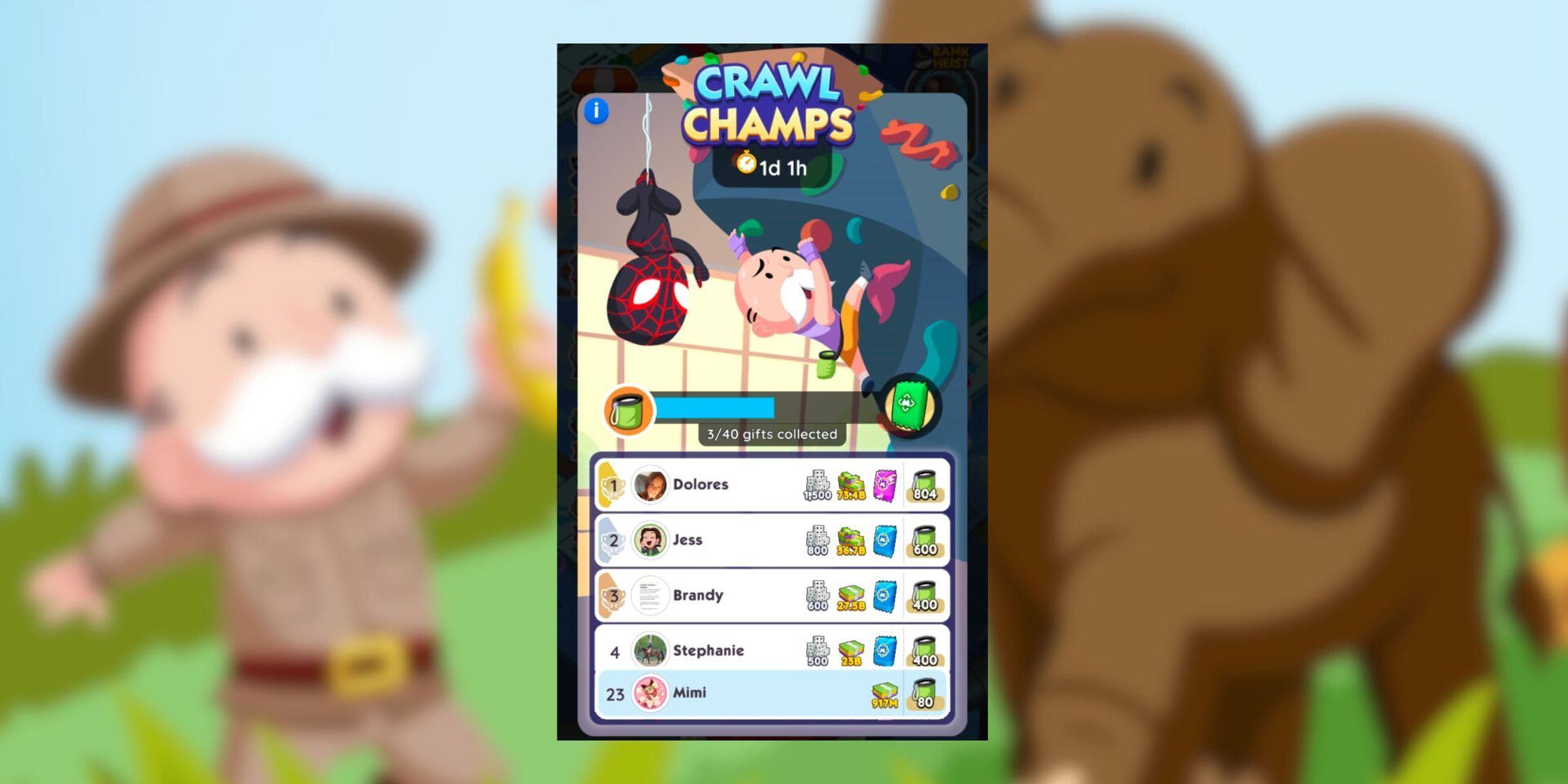 Monopoly GO: награды и этапы Crawl Champs