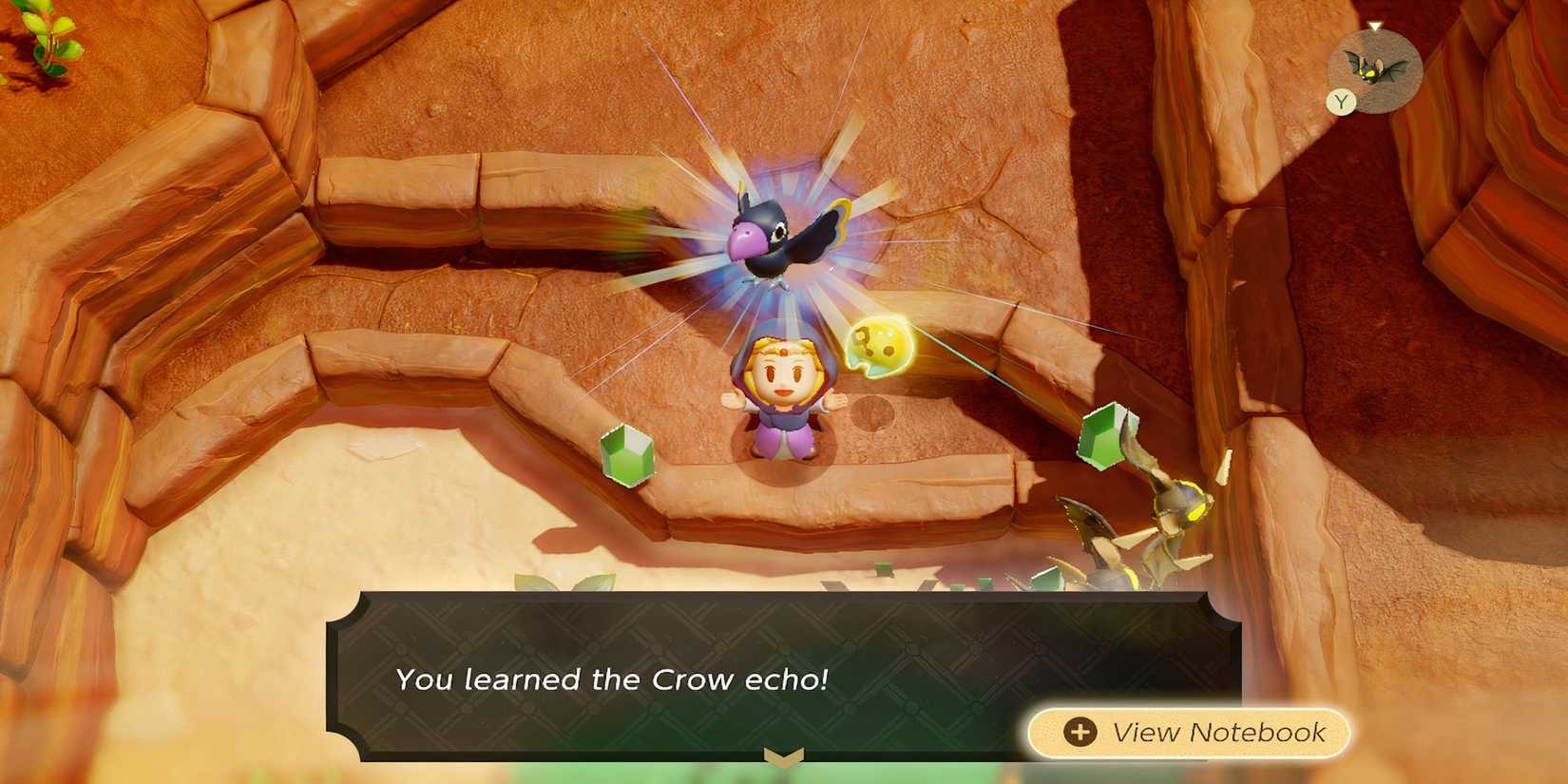 Crow Echo in The Legend of Zelda Echoes of Wisdom