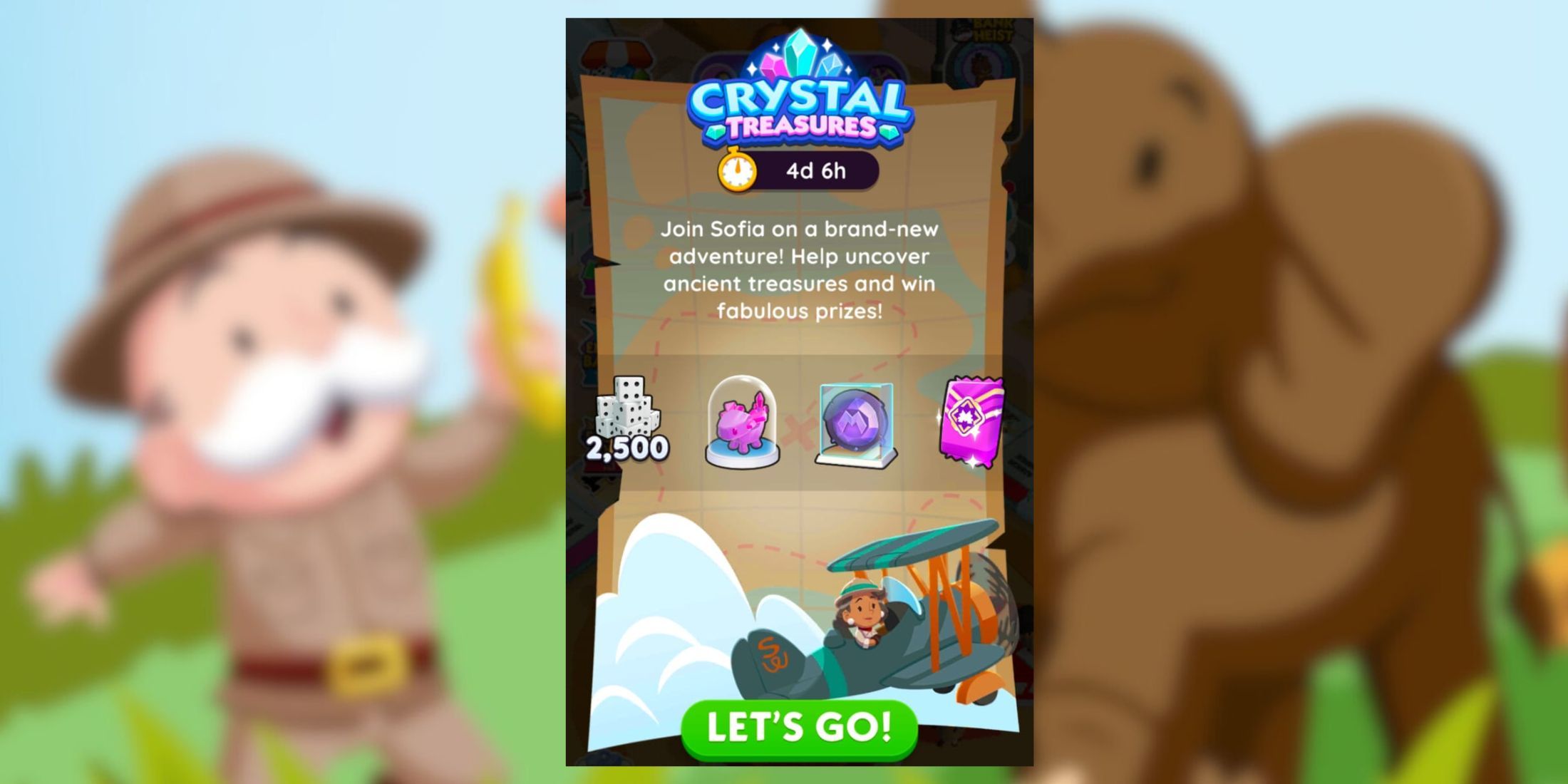 Monopoly GO: награды и этапы Crystal Treasures