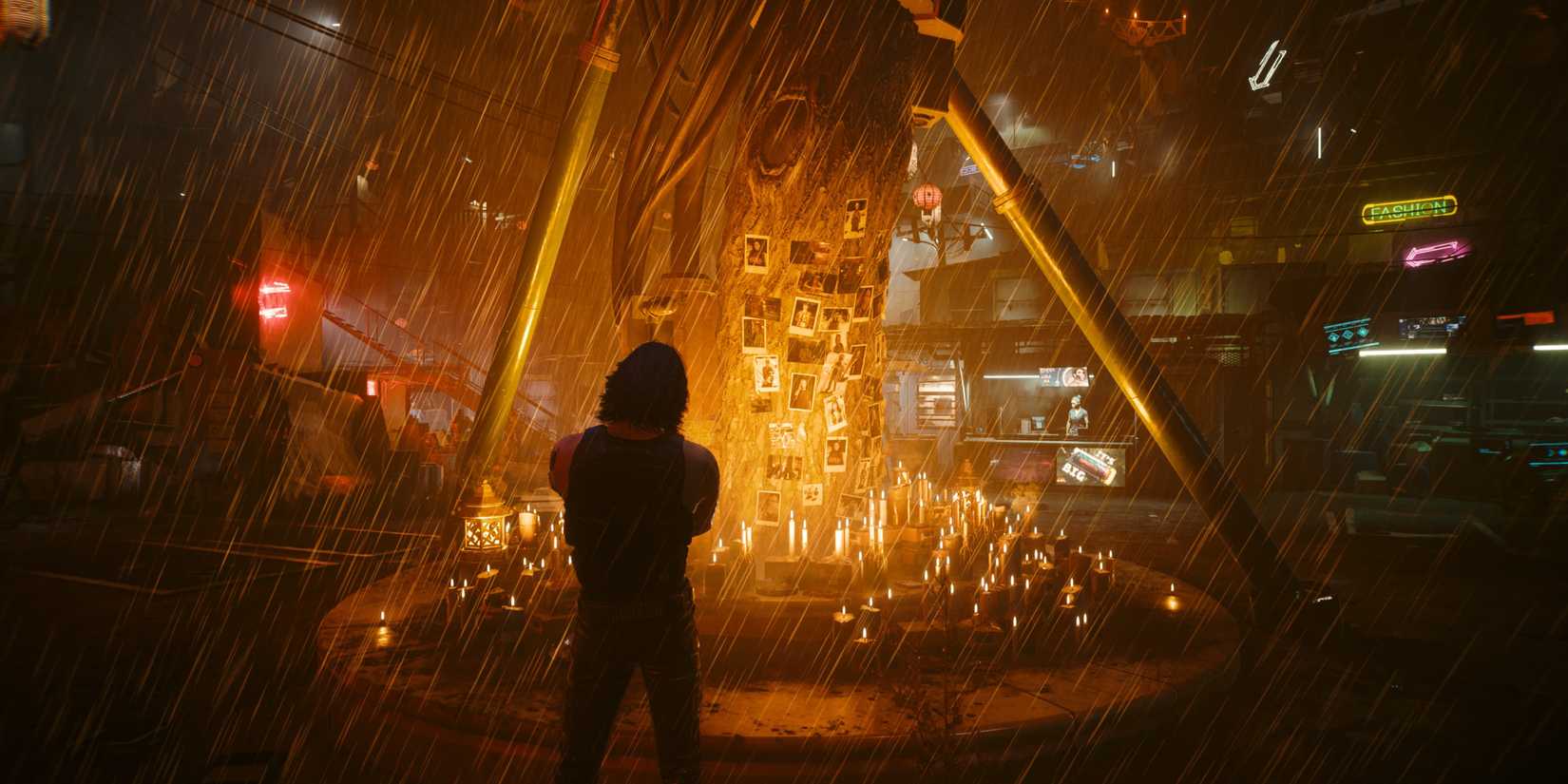 johnny looks to the tree of the dead