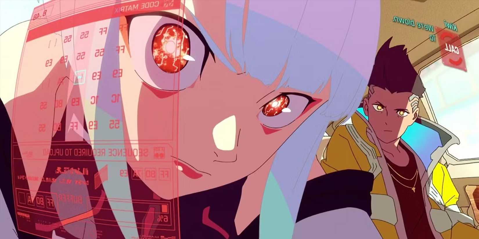 Cyberpunk Edgerunners - Example of Lucy Netrunning