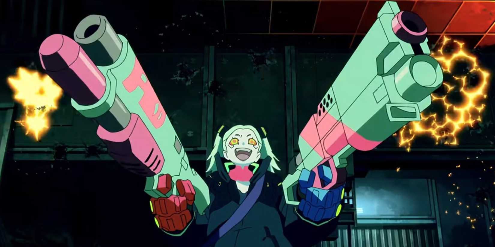 Cyberpunk Edgerunners - Rebecca With Shotguns