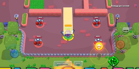 Darryl aiming his super in Brawl Stars