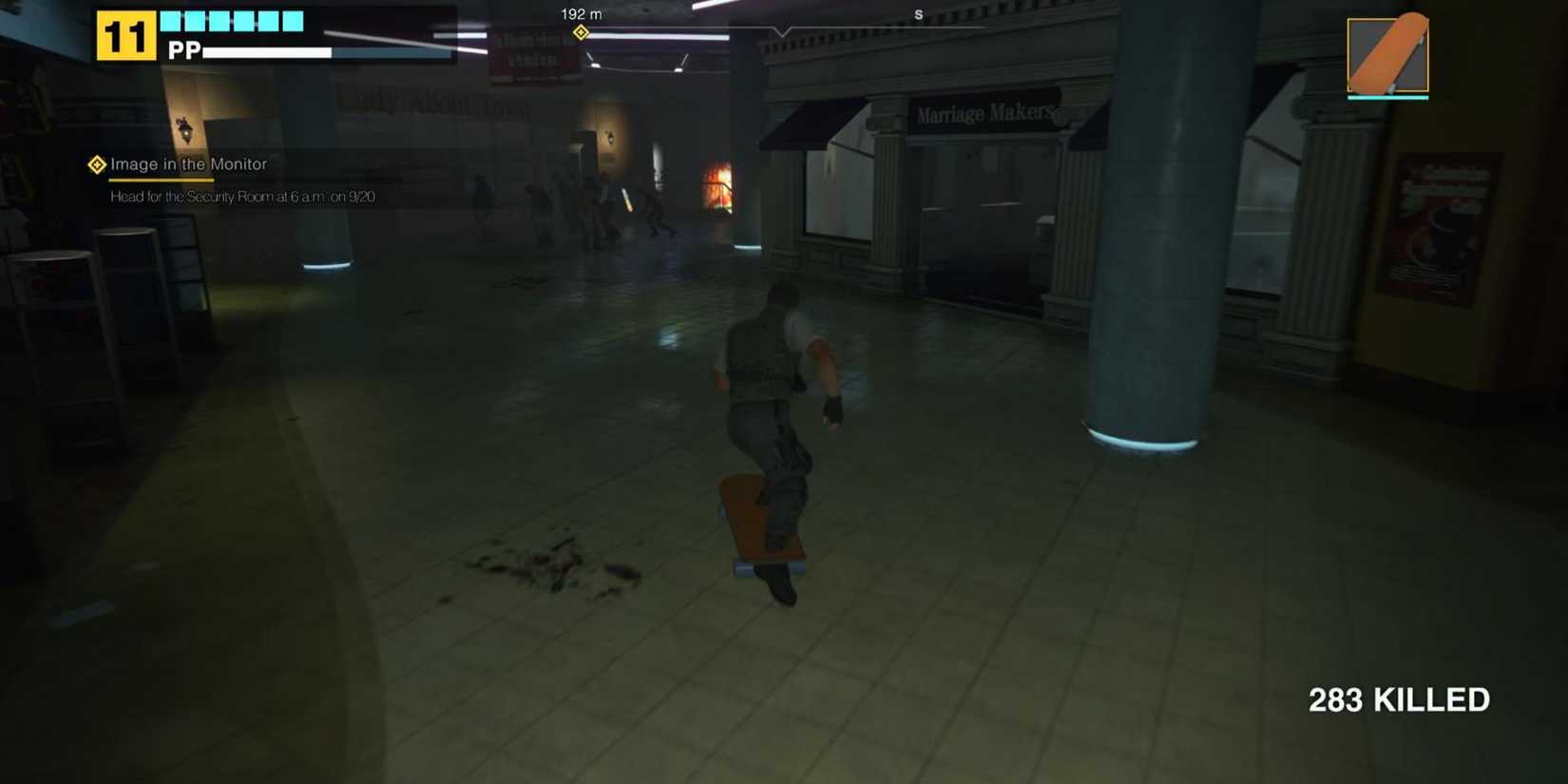 Dead Rising Deluxe Remaster Frank Riding Skateboard
