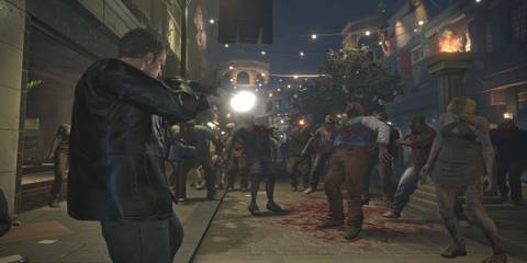 Dead Rising gun firing
