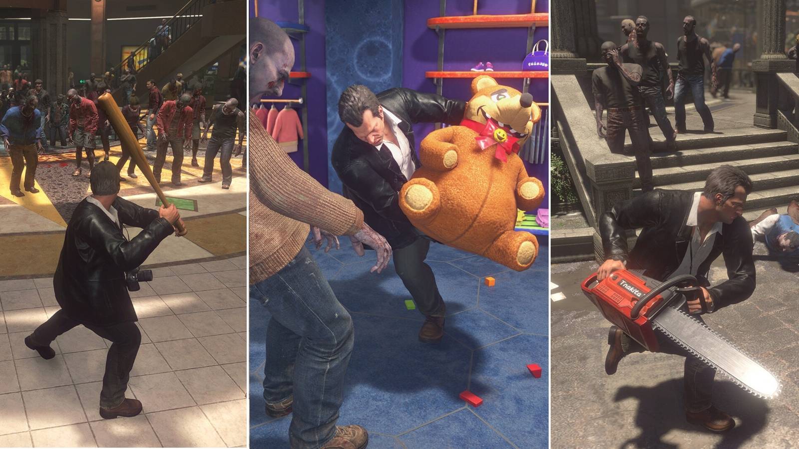 Dead Rising Remaster Different Weapons In Use By Frank