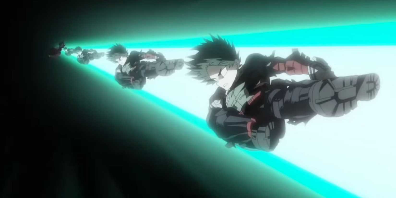 Deku defeats Lady Nagant with a Faux 100 Manchester Smash.