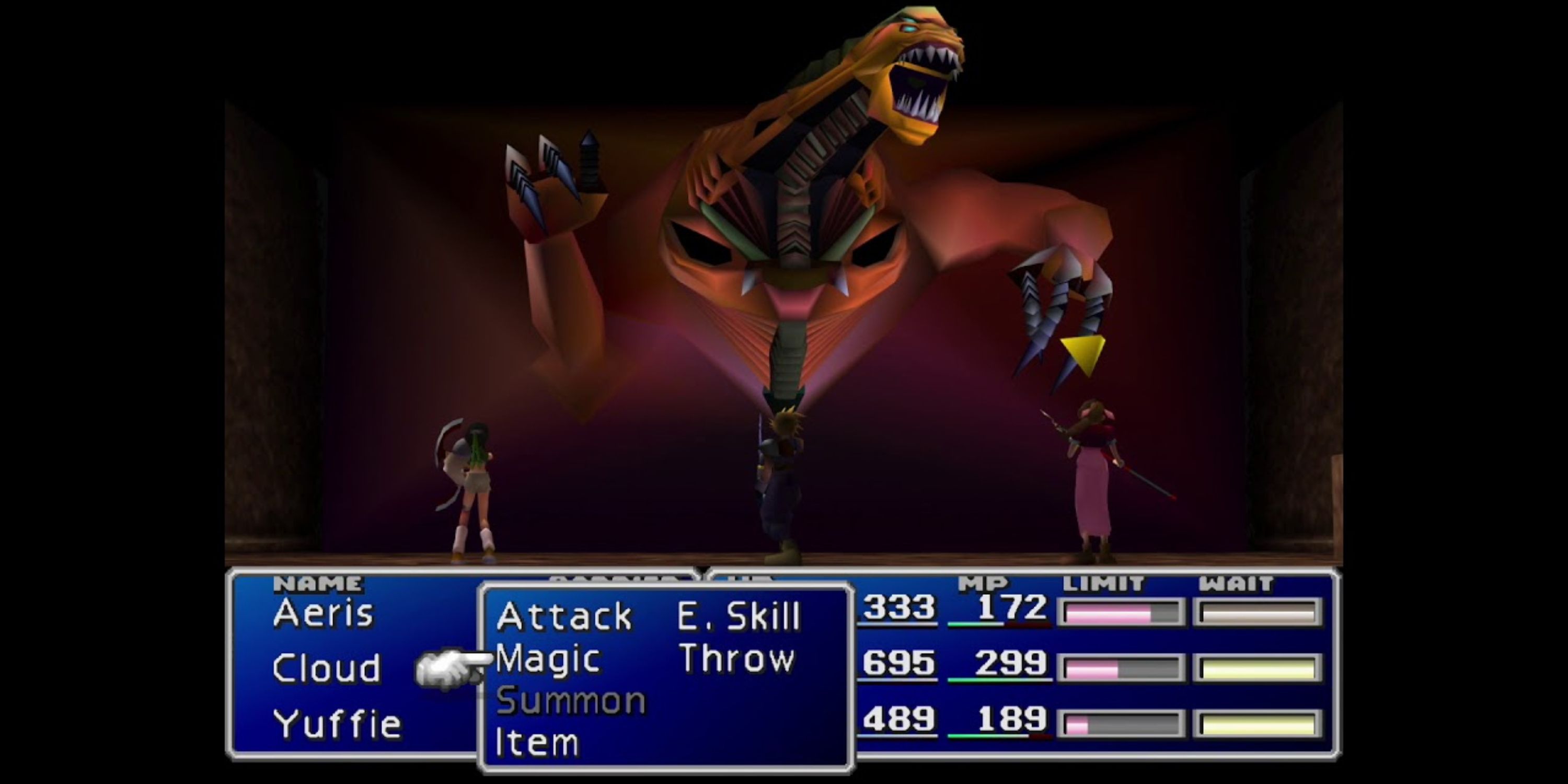 Demon Wall in Final Fantasy 7