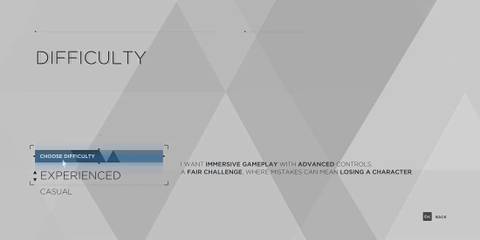 Detroit_ Become Human - Experienced Difficulty