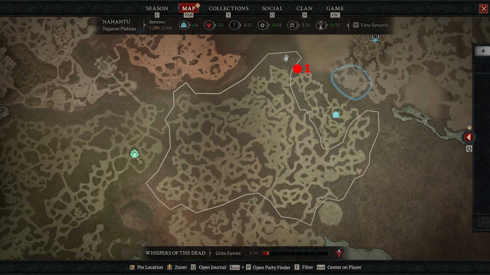 diablo 4 nahantu dungeon locations