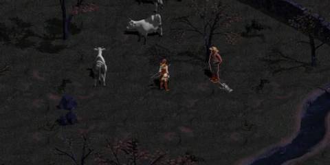 Character looking at Lester who gives the Hellfire quest