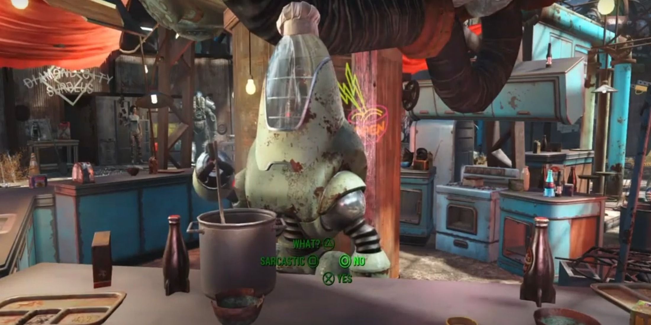 Diamond City Noodle Bot in Fallout 4