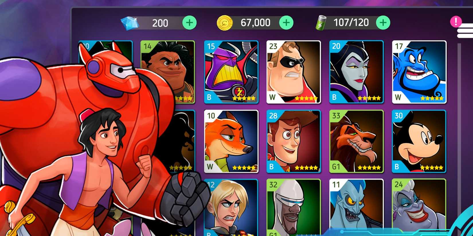 Disney Heroes characters