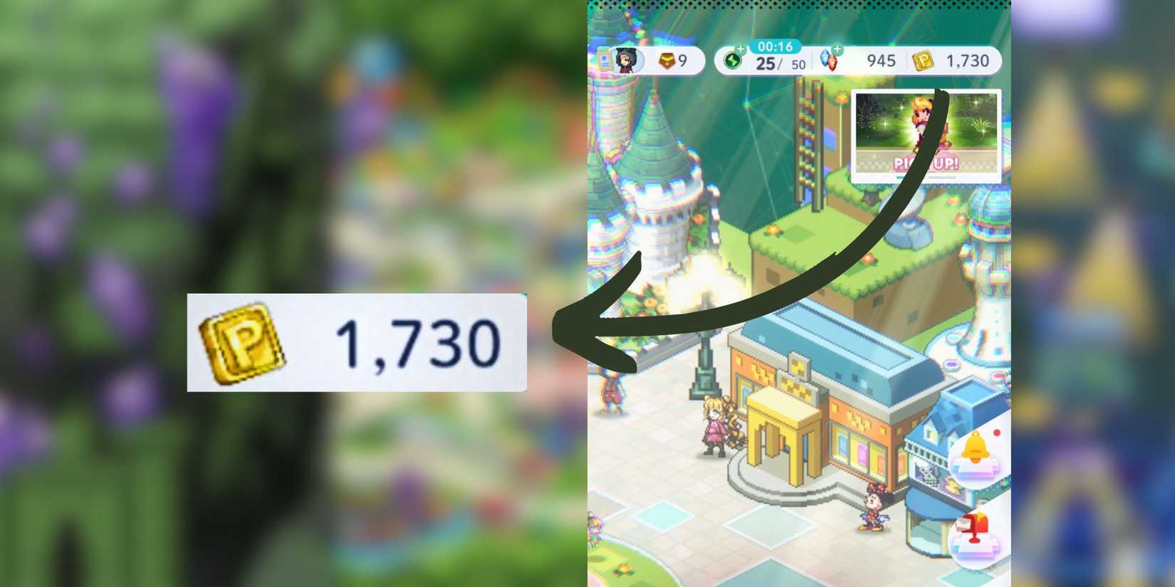 the pix icon in disney pixel rpg.