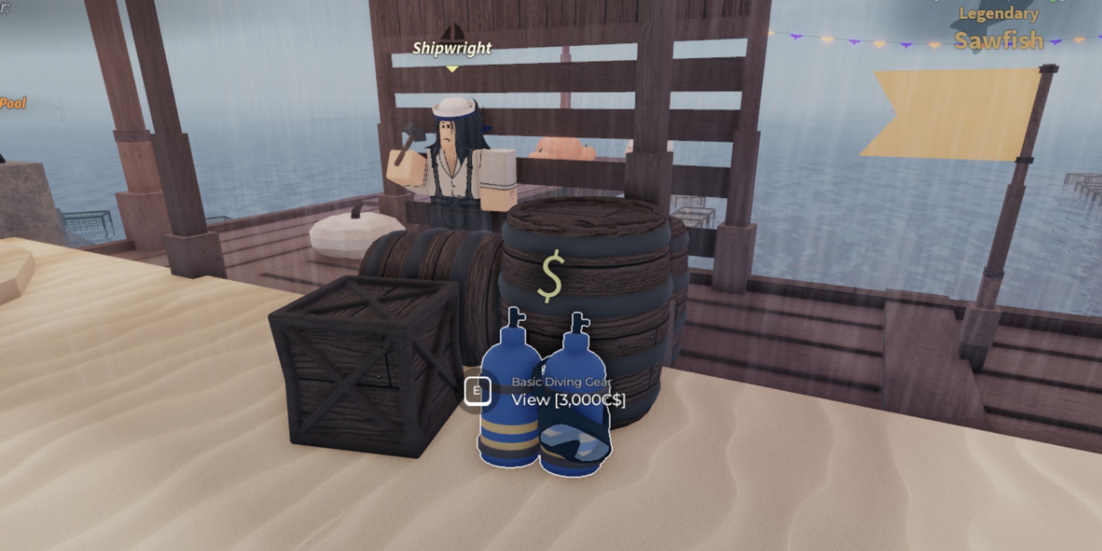 Roblox: Fisch - Where To Find Basic Diving Gear