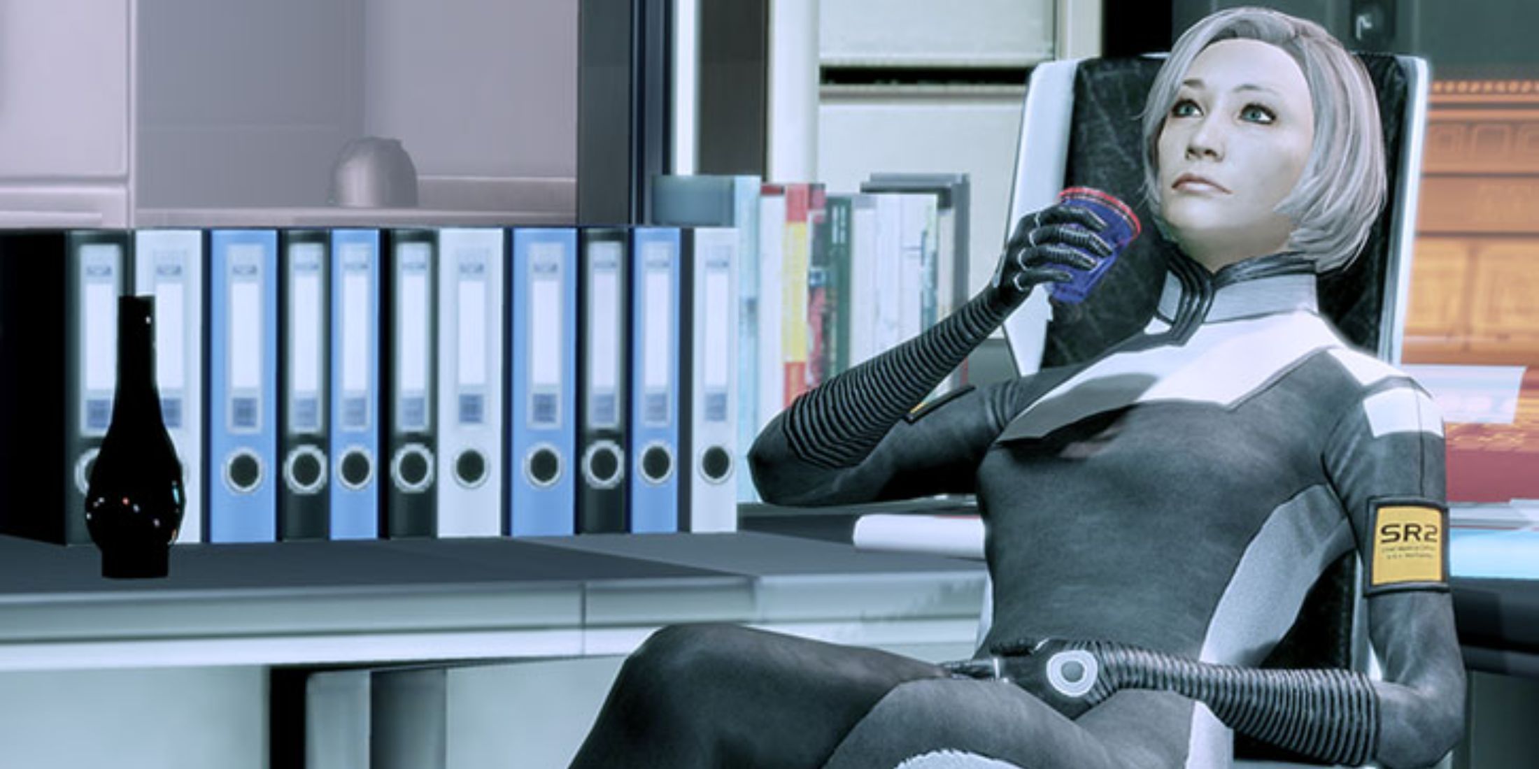 An image of Dr Karin Chakwas from the Mass Effect series