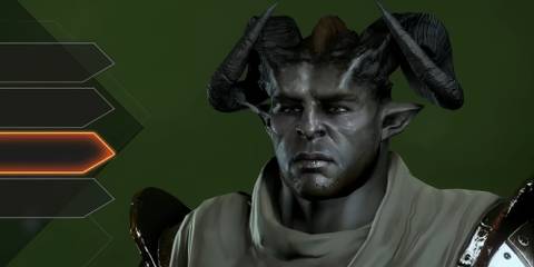 Character creation screen in Dragon Age: Inquisition