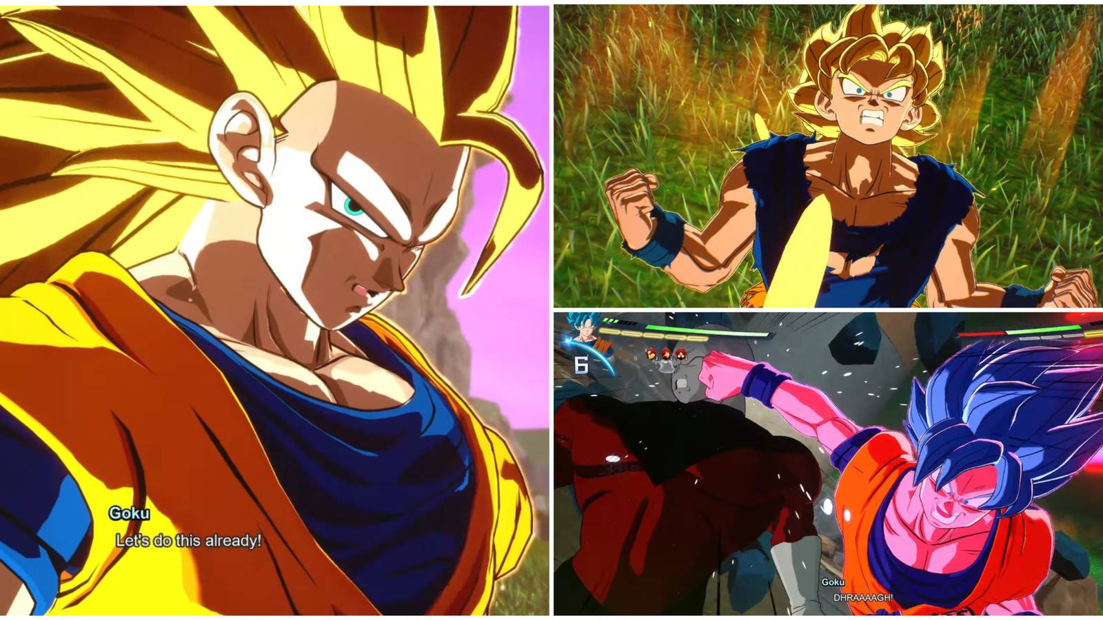 Sparking Zero Strongest Gokus- SSJ3 Goku SSJ1 Goku SSGSS Goku