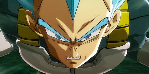 Dragon Ball Sparking Zero Super Saiyan Blue Vegeta Charging Forwards