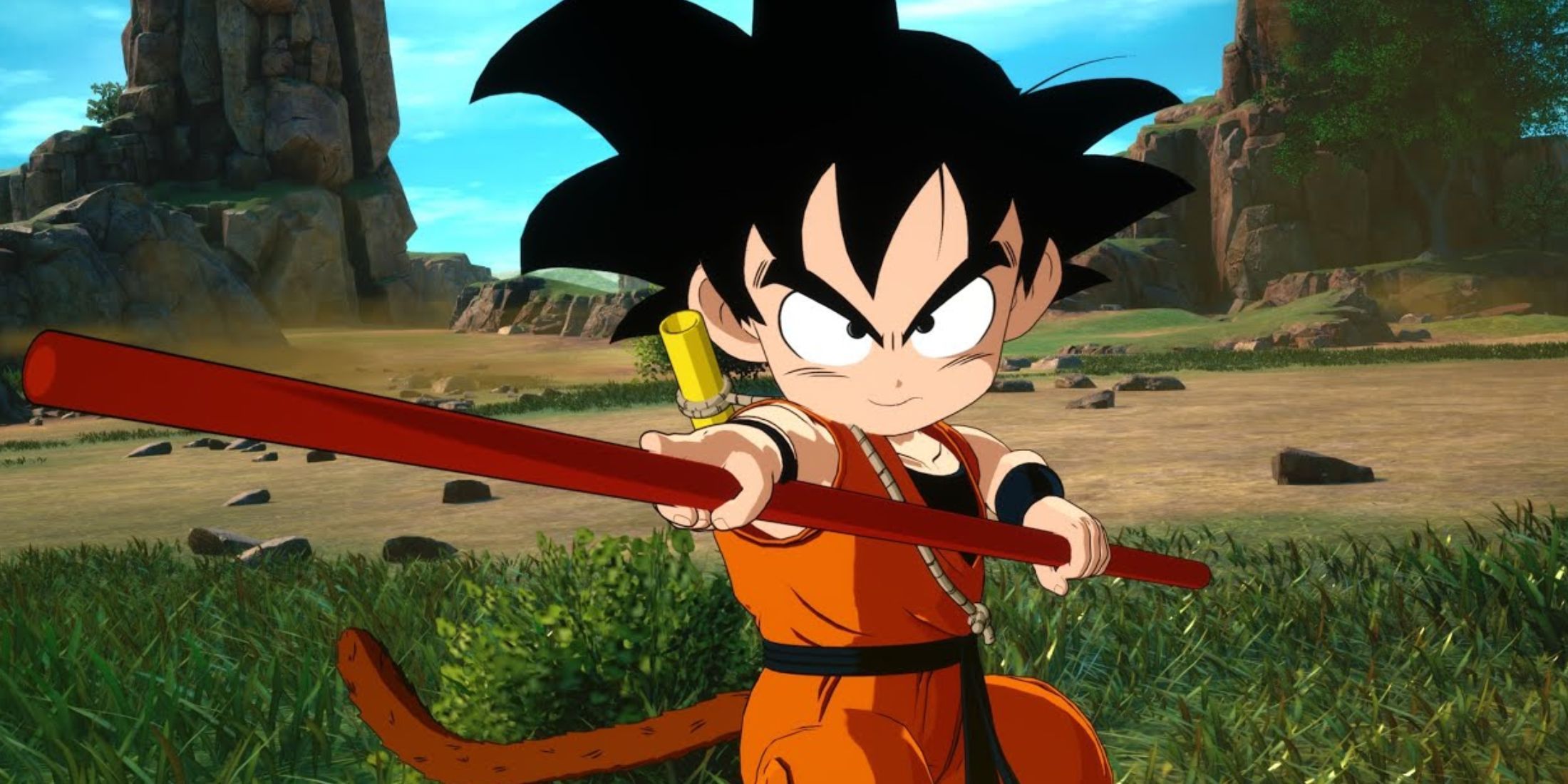 Dragon Ball: Sparking Zero's rendition of Teen Goku, from the very beginning of the series, long before Dragon Ball Z