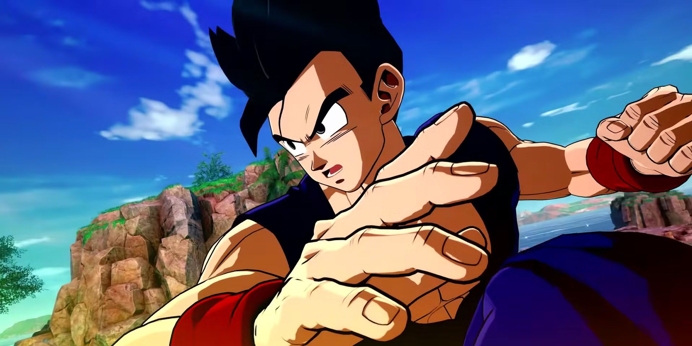 Super Saiyan White Gohan transformation fan mod for Dragon Ball: Sparking Zero, featuring a popular meme-inspired character design.