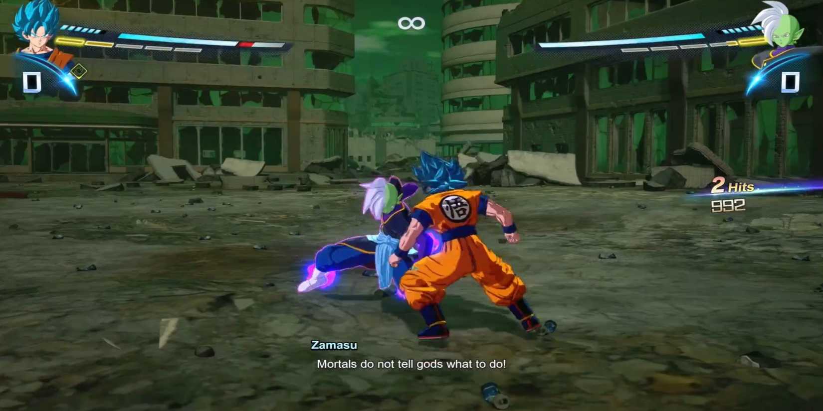 Dragon Ball Sparking Zero Goku vs Zamasu