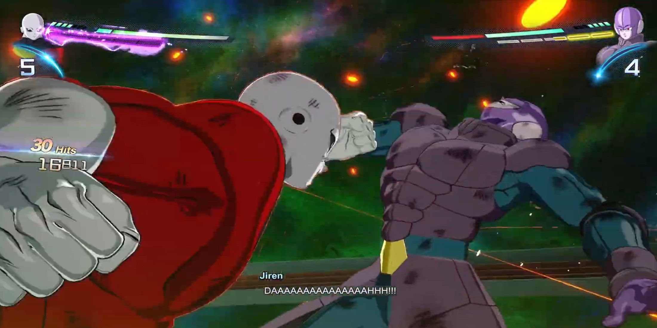 Dragon Ball Sparking Zero Jiren vs Hit