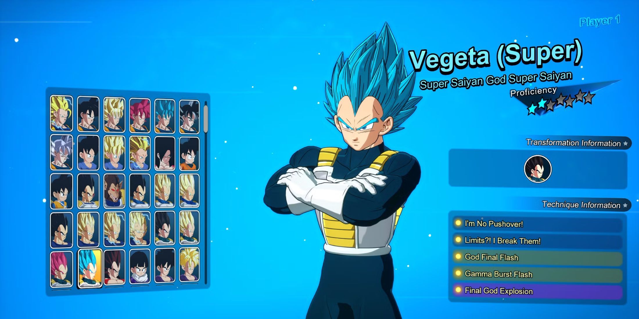 dragon ball sparking zero vegeta blue super