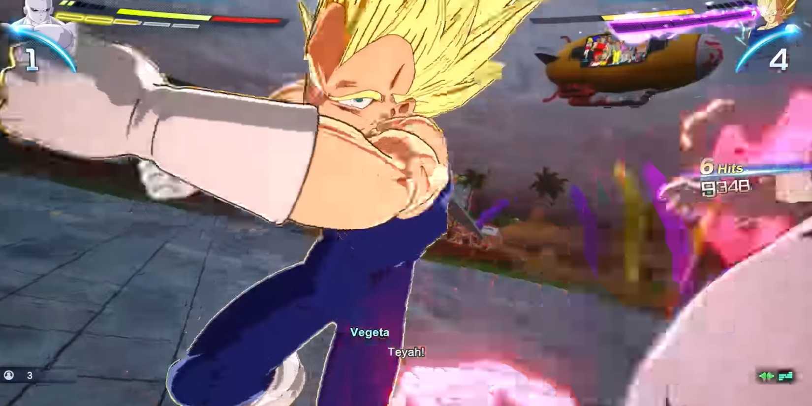 Dragon Ball Sparking Zero Vegeta Jiren