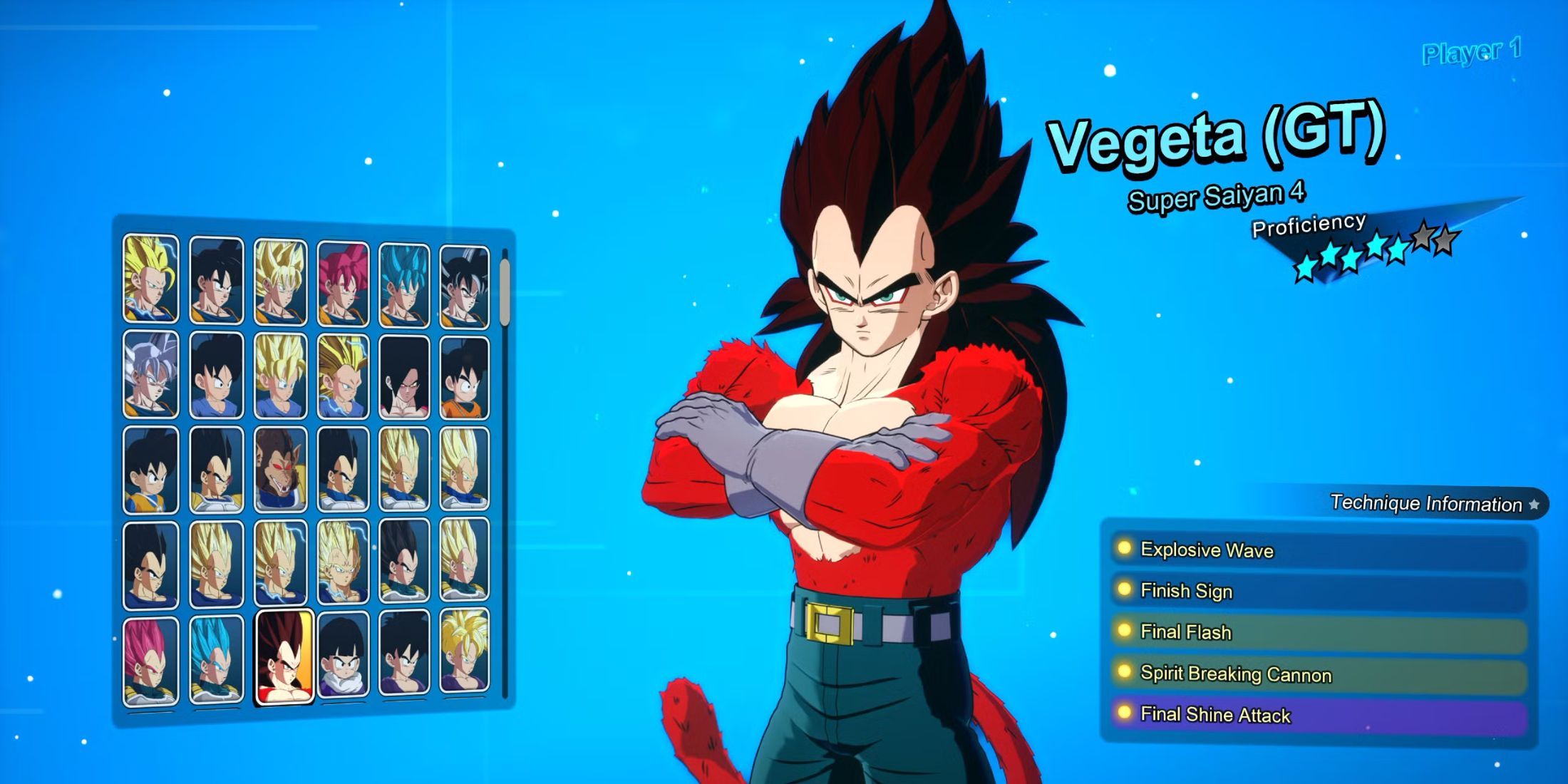 dragon ball sparking zero vegeta ss4 gt