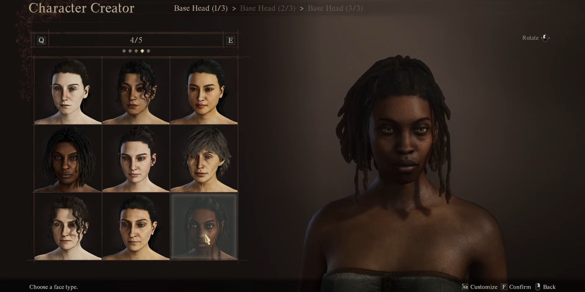 Character creation in Dragon's Dogma 2