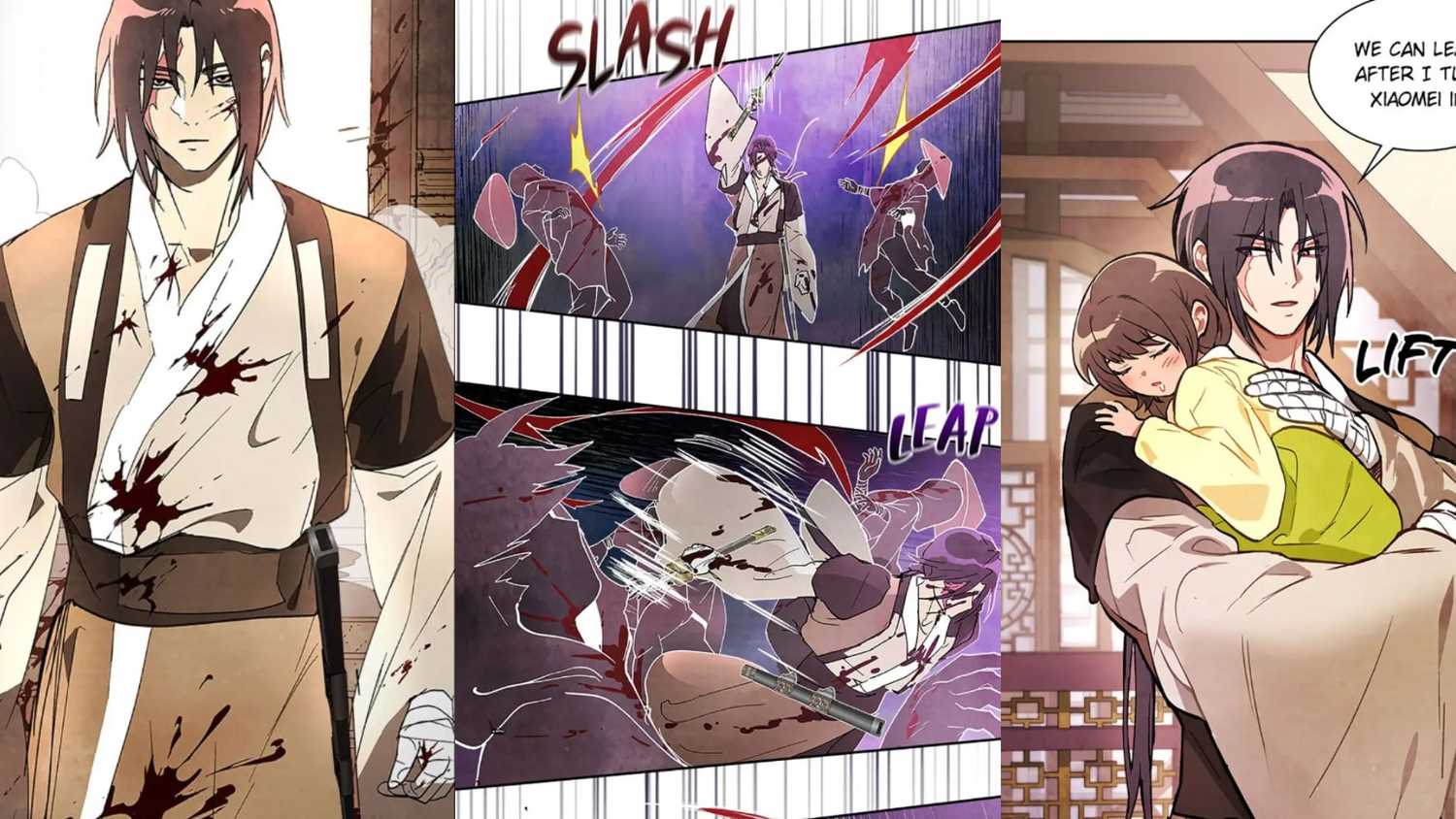 Duan Yuxian em um confronto intenso