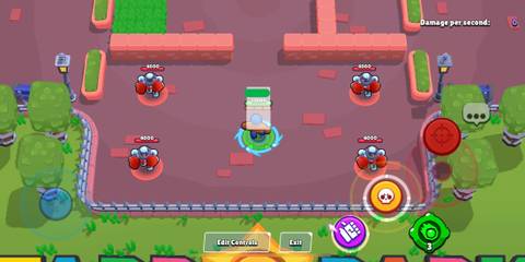 El Primo aiming his attack in Brawl Stars