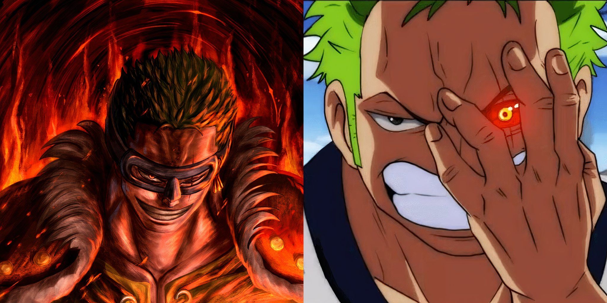 elbaf zoro opens left eye one piece