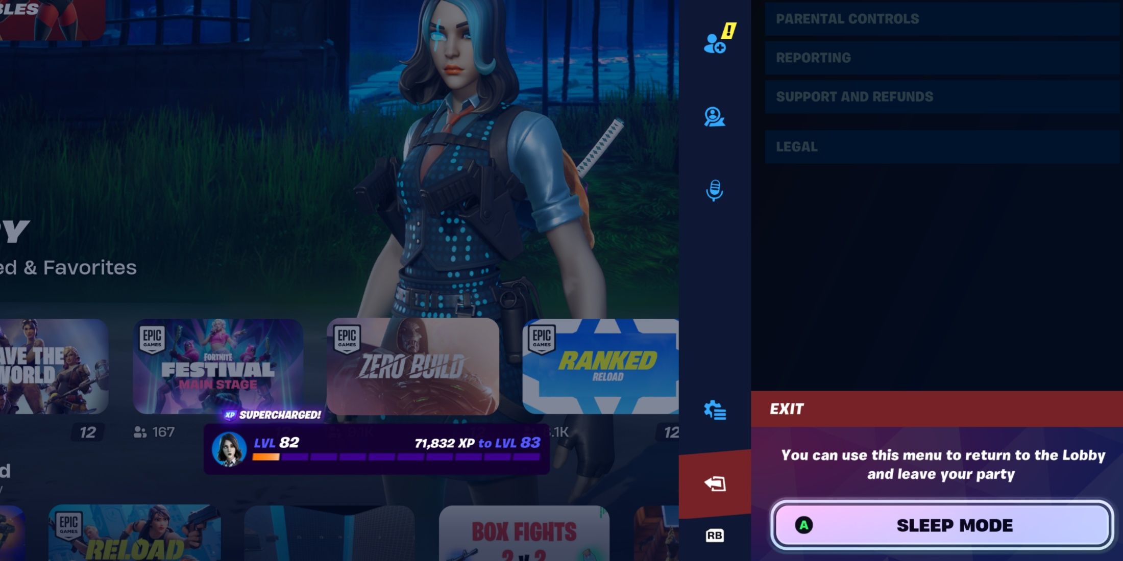 How to Enable or Disable Sleep Mode in Fortnite