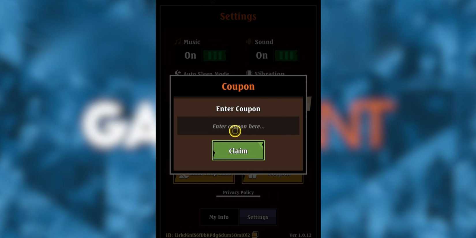 Epic Stickman the codes tab